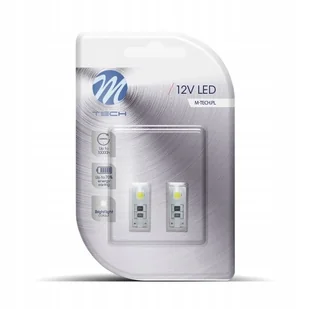 M-TECH Econo LB301W zestaw 2szt. żarówki w5w białe - 2xSMD5050 LED CANBUS - Żarówki samochodowe M-TECH Econo LB301W zestaw 2szt. żarówki w5w białe - 2xSMD5050 LED CANBUS - Żarówki samochodowe - miniaturka - grafika 1