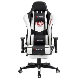 Fotel Gamingowy  dla graczy EXTREME HERO White - Fotele gamingowe - miniaturka - grafika 1