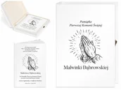 Pamiątka Pierwszej Komunii Świętej - Murrano Biblia Dla Dzieci Z Twoim Nadrukiem I Drewnianym Etui Modlitwa KZ-BIB-M_DRO-UV-002 - miniaturka - grafika 1