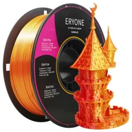 Filamenty i akcesoria do drukarek 3D - ERYONE Dual Color Silk PLA Filament for 3D Printers, 1.75mm Tolerance  /- 0.03mm, 1kg (2.2LBS)/Spool - Gold and Red - miniaturka - grafika 1
