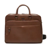 Torby na laptopy - Torba na laptopa Guess HMBOCA P5338 Brązowy - miniaturka - grafika 1