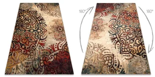 Dywan wełniany POLONIA Boho rozeta czerwony wielokolorowy 200x300 cm - Dywany Dywan wełniany POLONIA Boho rozeta czerwony wielokolorowy 200x300 cm - Dywany - miniaturka - grafika 1