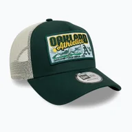 Czapki damskie - Czapka z daszkiem New Era MLB Patch Trucker Oakland Athletics dark green WYSYŁKA W 24H 30 DNI NA ZWROT - miniaturka - grafika 1