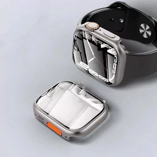 Etui APPLE WATCH 4 / 5 / 6 / SE (44MM) Tech-Protect Defense360 titanium pomarańczowe - Akcesoria do smartwatchy - miniaturka - grafika 4