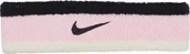 Ozdoby do włosów - Opaska na głowę Nike Swoosh różowo-czarno-biała N0001544641 - miniaturka - grafika 1