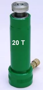 Siłownik hydrauliczny (wysokość podnoszenia min/max: 275/502mm, udźwig: 20T) + do wyboru: pompa hydrauliczna, przewód wysokociśnieniowy, szybkozłącze 1/4’’, manometr 62781599 - Akcesoria hydrauliczne - miniaturka - grafika 2