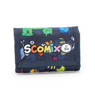 Portfele - Comix Scomix by Sio-Portfel, Akcesoria podróżne dla dzieci i młodzieży, niebieski, 13 x 8,5 cm, Niebieska, 13x8,5cm - miniaturka - grafika 1