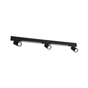 Mannari lampa sufitowa 3xGU10+2xLED/8W czarna S230757205 - Lampy sufitowe - miniaturka - grafika 1