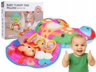 Maskotki i pluszaki - miękka FUNKCYJNA PODUSZKA dla dzieci ŻYRAFA piszczałka odpinane elementy - miniaturka - grafika 1