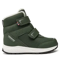 Buty dla chłopców - Śniegowce Viking Equip Warm Wp 2V 3-94415-9202 Zielony - miniaturka - grafika 1