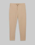 Spodnie męskie - Spodnie dresowe bisenti beżowe - miniaturka - grafika 1