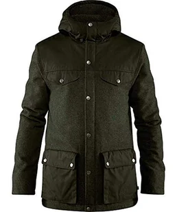Fjallraven Greenland Re-wool kurtka męska M Sport zielony Deep Forest L - Kurtki męskie - miniaturka - grafika 1