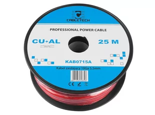 Kabel samochodowy 10Ga OD5.5mm CU+AL 25m - Akcesoria do układu elektrycznego - miniaturka - grafika 4