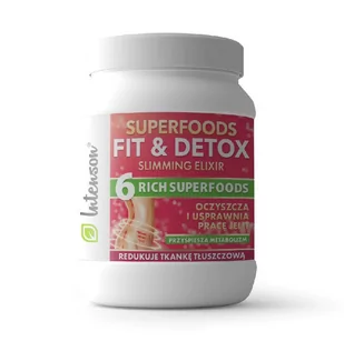 Intenson Fit & Detox Elixir Suplement diety 400 g - Odchudzanie i oczyszczanie - miniaturka - grafika 1