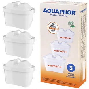 Zestaw 3 szt wkłady filtrujące do twardej wody AQUAPHOR Maxfor+ H - Wkłady filtrujące - miniaturka - grafika 1