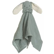 Zawieszki dla dzieci i niemowląt - Diinglisar, Przytulanka-Kocyk muślinowy, Zając, szary - miniaturka - grafika 1