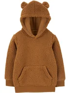Bluzy i sweterki niemowlęce - carter's Bluza w kolorze jasnobrązowym - miniaturka - grafika 1
