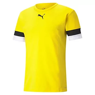 PUMA PUMA Koszulka męska Teamrise Jersey Cyber Yellow-pumablack-white 3XL 70493207XXXL - Koszulki męskie - miniaturka - grafika 1