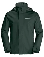 Kurtki męskie - Jack Wolfskin Stormy Point 2l Jkt M Kurtka Mężczyźni, Black Olive/Black Olive, XXL - miniaturka - grafika 1