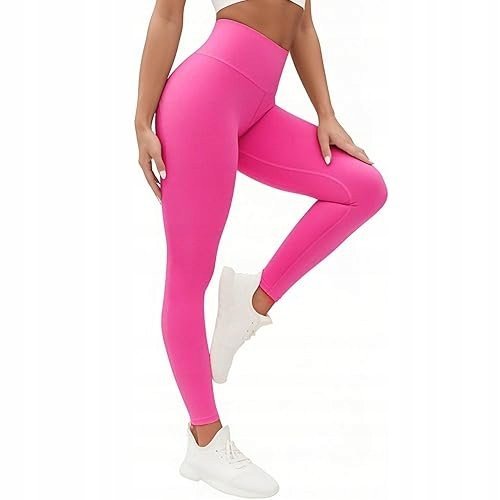 LEGGINSY DAMSKIE Z WYSOKIM STANEM SPORTOWE ODDYCHAJĄCE SPODNIE DO JOGI