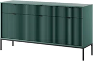 Komody - Stylowa komoda Kioto KSZ154 w kolorze zielonym i czarnymi nóżkami - miniaturka - grafika 1