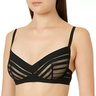 Biustonosze - Passionata GRAPHIC, biustonosz z niskim wycięciem, bielizna damska, czarny, 70B - miniaturka - grafika 1