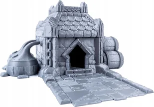 Teren Gier Planszowych Wojennych Miniaturowych Dom krasnoluda 25x30x14 cm - Gry planszowe - miniaturka - grafika 1