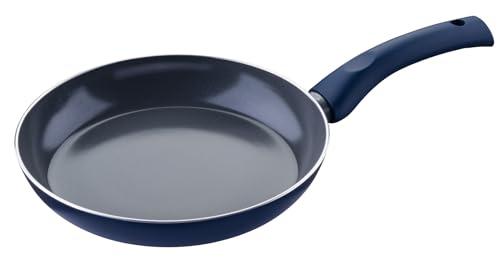 Tasty Patelnia nieprzywierająca Ocean Blue 24 cm – wysokiej jakości patelnia z aluminium pochodzącego z recyklingu z ceramiczną powłoką zapobiegającą przywieraniu, nadaje się również do kuchenek
