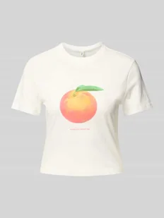 T-shirt o kroju regular fit z czystej bawełny model ‘KELLY LIFE’ - Koszulki i topy damskie - miniaturka - grafika 1