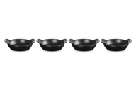 Zestawy garnków i patelni - Le Creuset ZESTAW 4 MINI GARNKÓW 13 CM CZARNY MATT - miniaturka - grafika 1