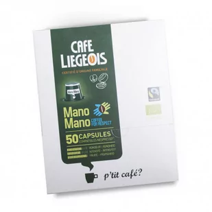 Kawa w kapsułkach NESPRESSO Café Liégeois „Mano Mano“, 50 szt. - Kawa w kapsułkach i saszetkach - miniaturka - grafika 1