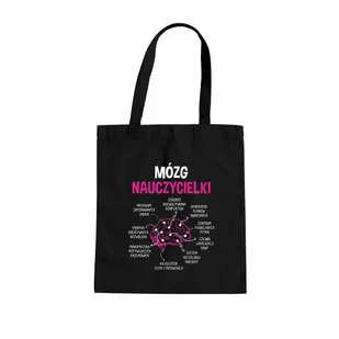 Mózg nauczycielki - torba na prezent dla nauczycielki - Torby i wózki na zakupy - miniaturka - grafika 1