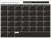 Planery - Planer Kalendarz Tablica Magnetyczna na lodówkę /inny - miniaturka - grafika 1