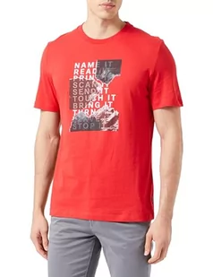 s.Oliver Sales GmbH & Co. KG/s.Oliver T-shirt męski, krótki rękaw, krótki rękaw, czerwony, M - Koszulki męskie - miniaturka - grafika 1