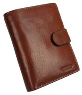 Portfele - Portfel Męski Skórzany MATO GROSSO Skóra Bydlęca Duży Pionowy Z Zapięciem Dwa Skrzydełka RFID 0703/17-20 12,5 x 9,5 x 2 [cm] - miniaturka - grafika 1