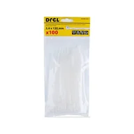 Taśmy izolacyjne i naprawcze - Opaska zaciskowa 3.6 x 150 mm biała nylon 100 szt. Drel - miniaturka - grafika 1