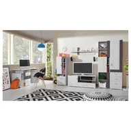 Zestawy mebli dla dzieci - Zestaw Mebli Młodzieżowych D Next Meblar Sosna Bielona / Earth - miniaturka - grafika 1