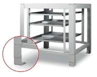 Szafy i witryny chłodnicze - Witryna cukiernicza neutralna Dolce Visione Neutro Premium 1300 1300x670x1300 mm - miniaturka - grafika 1