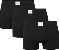 Majtki męskie - Calvin Klein Bokserki Męskie Trunk 3Pk Czarne 000Nb3262A Ub1  L - miniaturka - grafika 1