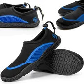 Pływanie - Buty do wody MOLTI BW001 niebieskie 43 - miniaturka - grafika 1