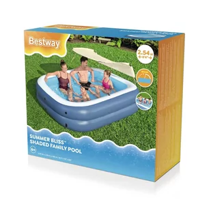 Basenik 254x178x140cm Z Daszkiem BESTWAY - Baseny ogrodowe - miniaturka - grafika 2