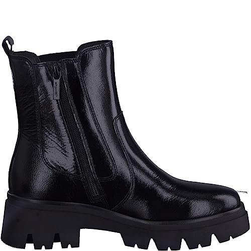 Tamaris Comfort Damskie buty 8-85415-41, skórzane, Comfort Fit, wymienna wkładka, buty wsuwane, buty na co dzień, kozaki Chelsea, ^, 36 EU Weit