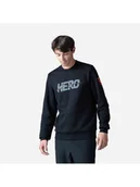 Bluzy męskie - Bluza męska Rossignol Hero Sweat czarny L - miniaturka - grafika 1