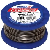 Akcesoria do lutowania - Dedra Lut z topnikiem 2mm 31L42020 Dom001063 - miniaturka - grafika 1