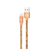 Kable USB - Tellur Graffiti Usb To Lightning Cable, 3A, 1M, Orange - miniaturka - grafika 1