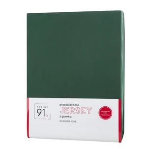 Prześcieradło z Gumką Jersey D91 220x200 w.30 Ziel - Prześcieradła - miniaturka - grafika 5