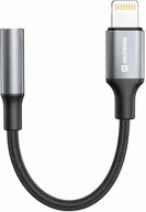 Adaptery i przejściówki - Swissten Lightning to Jack 3.5mm AUX Audio Adapter for iPhone and iPad 15 cm - miniaturka - grafika 1