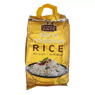 Ryż Sona Masoori India Gate 5kg - Ryż - miniaturka - grafika 1
