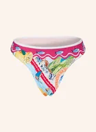 Stroje kąpielowe - Seafolly Dół Od Bikini Typu Bokserki Wish You Were Here pink - miniaturka - grafika 1