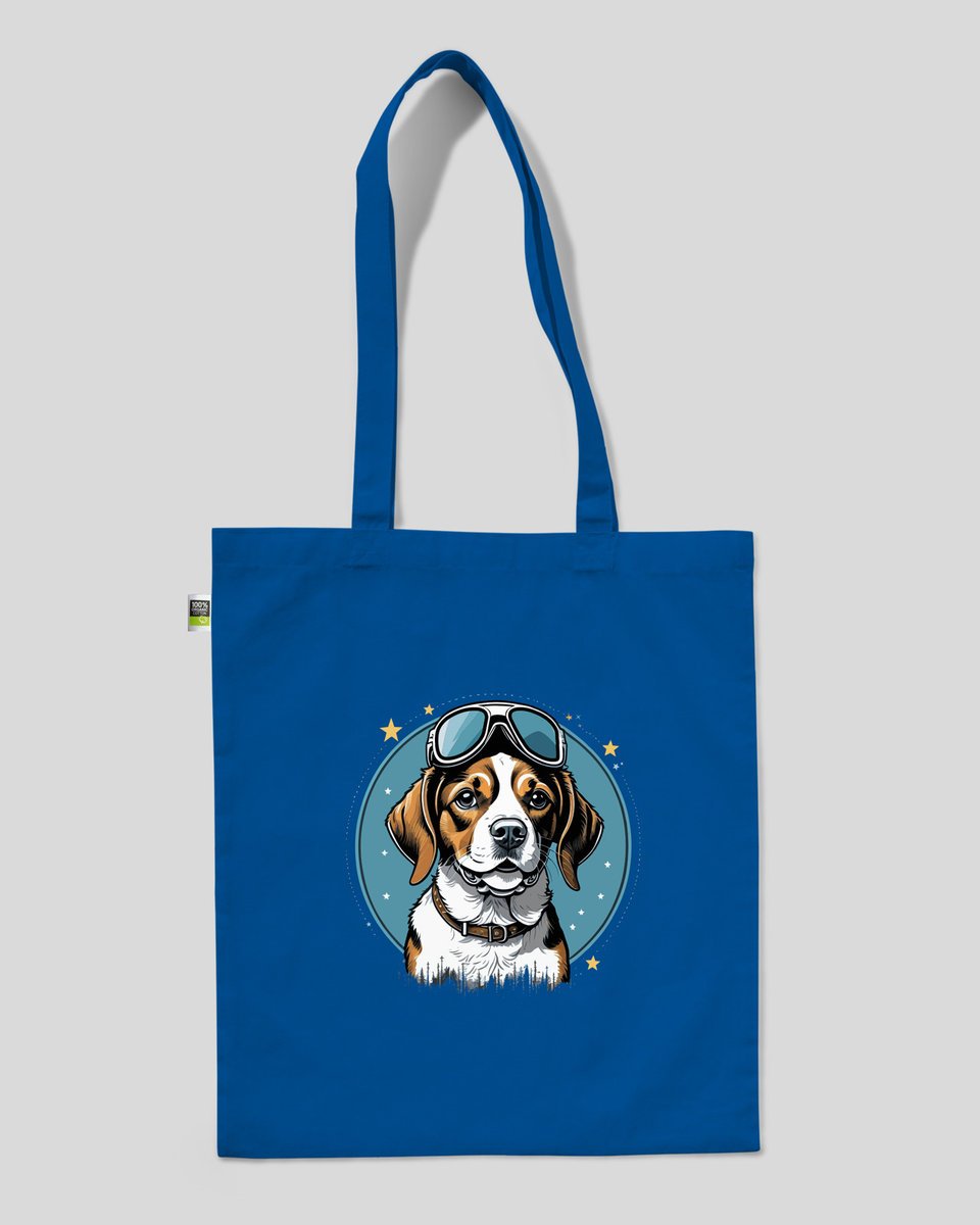 torba bawełniana na prezent na zakupy PIES BEAGLE